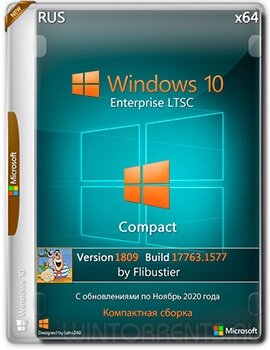Windows 10 LTSC Корпоративная 64 бит Compact v1809 (17763.1577) By Flibustier